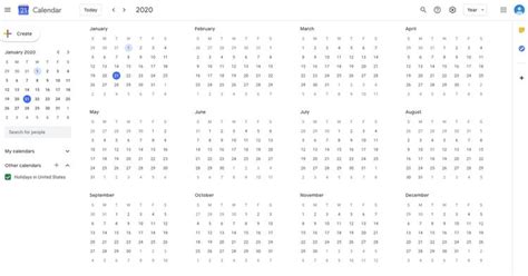Choose Calendar Year .